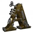 steampunk letter a
