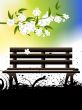 old wooden bench