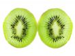 kiwi fruit on white background 