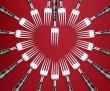 set of forks