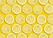 seamless background of fresh lemon slices