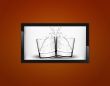 Black LCD tv