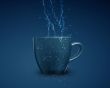 black mug