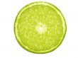 Slice of fresh lime