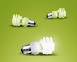 one glowing Light bulb