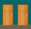 apartment wooden door