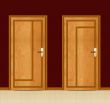 apartment wooden door
