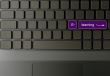 Keyboard with blue Like button