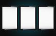 Blank advertising billboard 