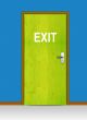 Exit door 