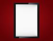 Blank advertising billboard 