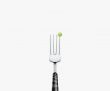 Pea on Metal Fork