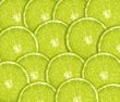 Slice of fresh lime