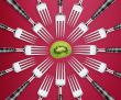 set of forks