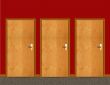 apartment wooden door