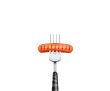 Hotdog on fork