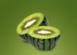 Water melon and kiwi inside
