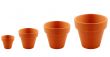 clay garden pots