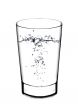 Glass with water 