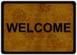 welcome cleaning foot carpet 