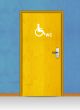 Sign of public toilets WC