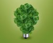 Green light bulb idea