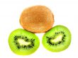 kiwi fruit on white background 