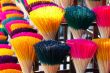 Colorful incense or joss sticks for buddhist prayers