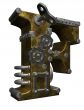 steampunk letter f