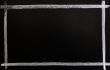 Blackboard background with a chalk frame