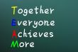 Team acronym for together everyone achieves more