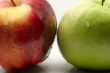 apple on a white background