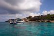 Speed boat goes