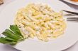 Penne with creamy mushroom sauce