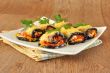 Eggplant rolls stuffed with cheese