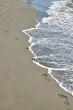 Footprint on beach