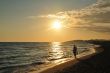 Sunset on beach