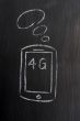 Mobile phone and 4G concept