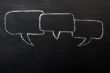 Three speech bubbles