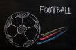 Chalk drawing of Football