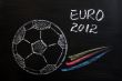 Chalk drawing of EURO 2012
