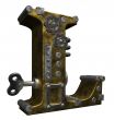 steampunk letter l
