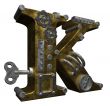 steampunk letter k
