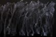 Blank smudged blackboard