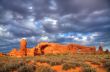 Scenic view at Arches National Park, Utah, USA