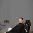 man in the barber salon