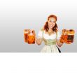 Bavarian waitress at the Oktoberfest