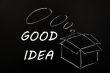 Chalk drawing - concept of Good Idea