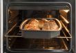 Bread in oven