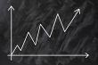Diagram drawn on a smudged blackboard